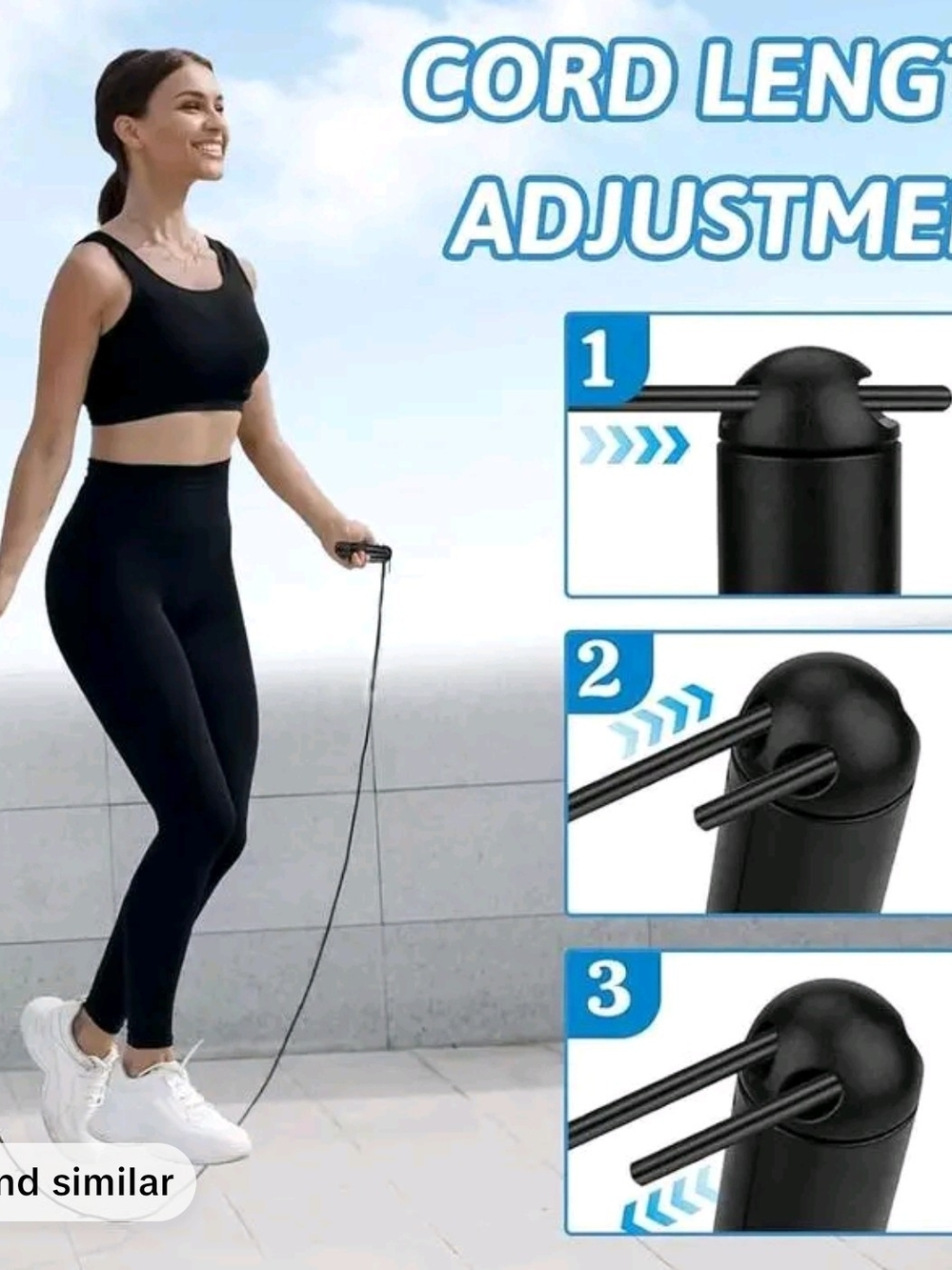 Gravity Jump Rope With Electronic Counter - Picture 3 of 4
